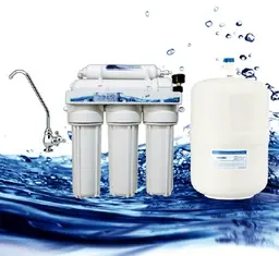WATER QUALITY KIT SISTEMA DE OSMOSIS DE 100GPD CON ETAPA DI GRADO NUCLEAR MIXTA / CARTUCHO TRASPARENTE
