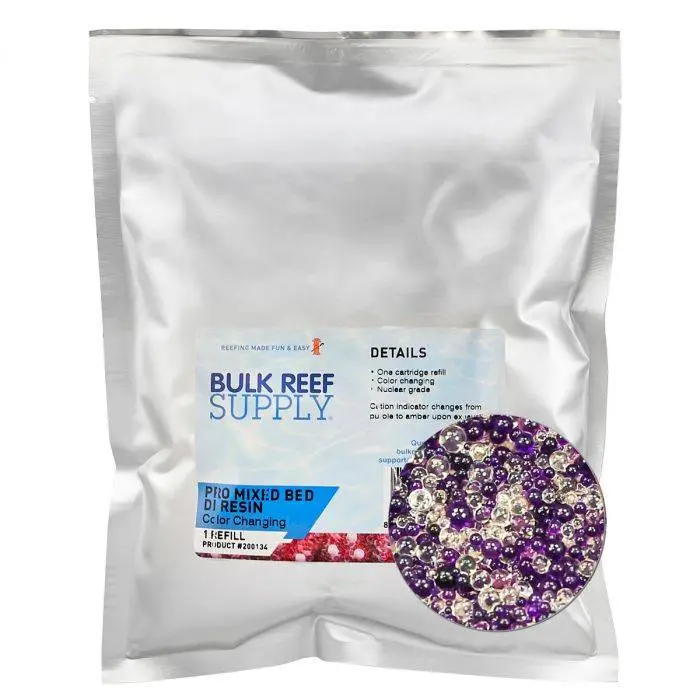 BULK REEF SUPPLY BRS CARGA A GRANEL 1.25 LBS MIXED BED DEIONIZATI RESINA MIXTA DESIONIZANTE