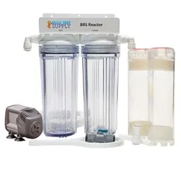 BULK REEF SUPPLY BRS GFO & CARBON REACTOR DUAL WITH SICCE SYNCRA 1.5 PUMP (300181)