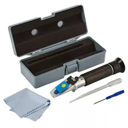 BULK REEF SUPPLY REFRACTOMETRO CON LUZ LED Y SOLUCION DE CALIBRACION