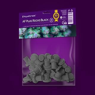 [ACCE075] AQUAFOREST AF ROCKS PLUG BLACK/NEGRO 24PZ